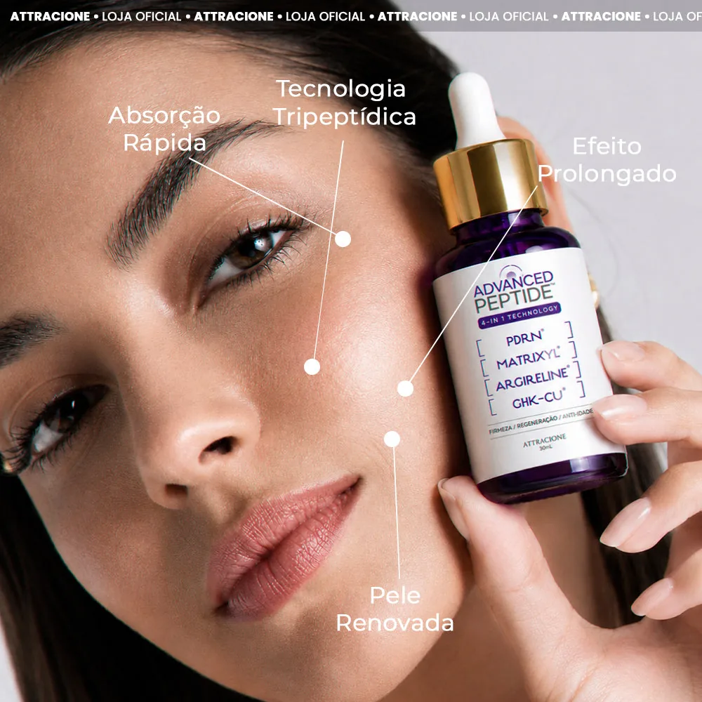 Advanced Peptide - Sérum Facial Anti-Idade com PDRN, Matrixyl, Argireline e GHK-Cu